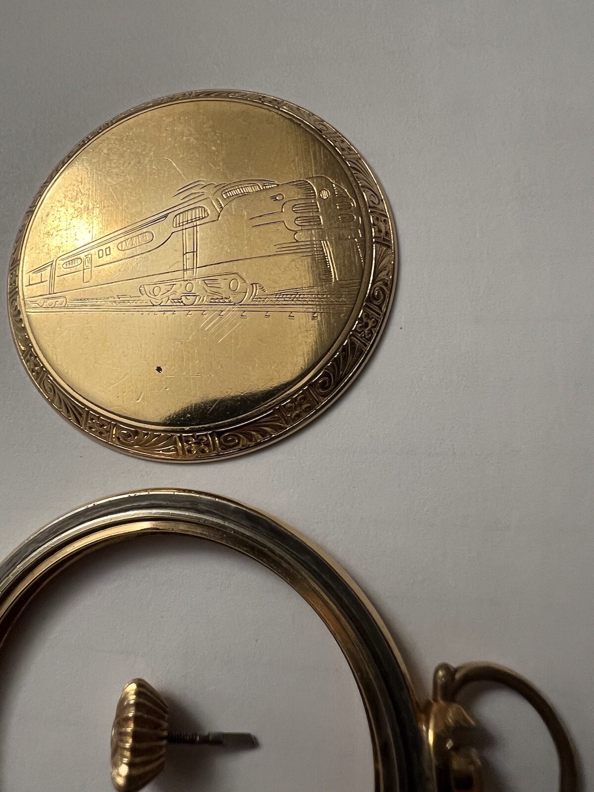 Antique Pocket Watch Case 14k Gold Plated. eBay