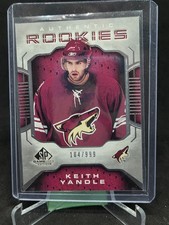 2006-07 SP Game Used Edition Authentic Rookies 104/999 Keith Yandle #143