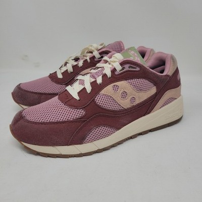 Saucony Shadow 6000 '' Mushroom Burgundy '' Men 9.5 Unisex Red Pink S70747-2 Shoes