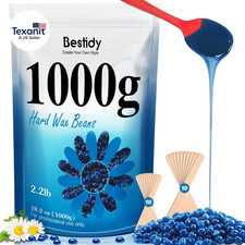 Hard Wax Beads for Hair Removal - 1000G Waxing Beans for All Body and Bikini Are