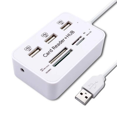 Multi-function SD TF M2 MS USB2.0 All-in-One Memory Card Adapter  Laptop Desktop