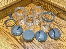 Nutribullet Replacement Assorted Cups And Lids