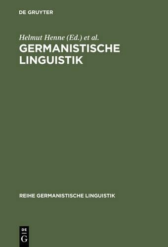 Helmut Henne Germanistische Linguistik (Hardback)
