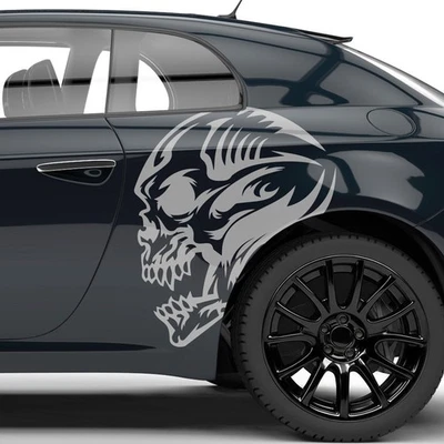 Aufkleber Totenkopf Tribal Skull Dekor Auto Autoaufkleber Sticker #1273-60 - Bild 1 von 4