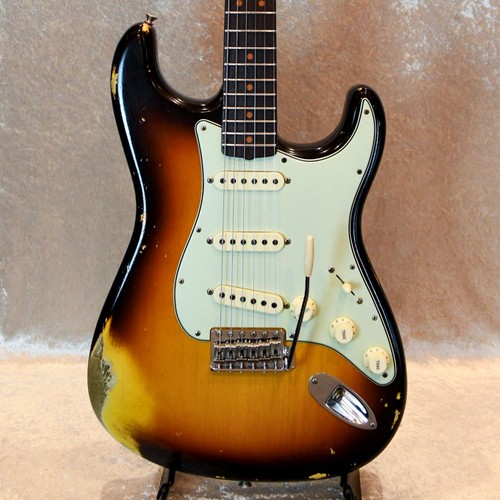 Fender Custom Shop 1963 Stratocaster Heavy Relic Sunburst 2019 Electric Guitar
