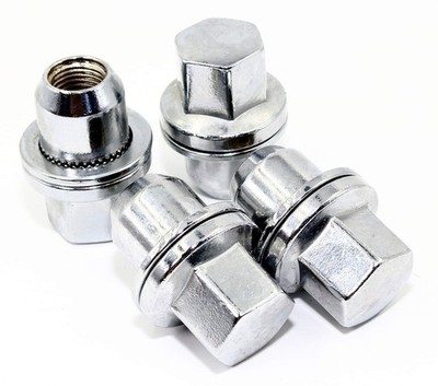 Set of 20 Veritek 14x1.5mm Chrome 22mm Hex Mag Washer OEM Style 1.84 Inch Lug...