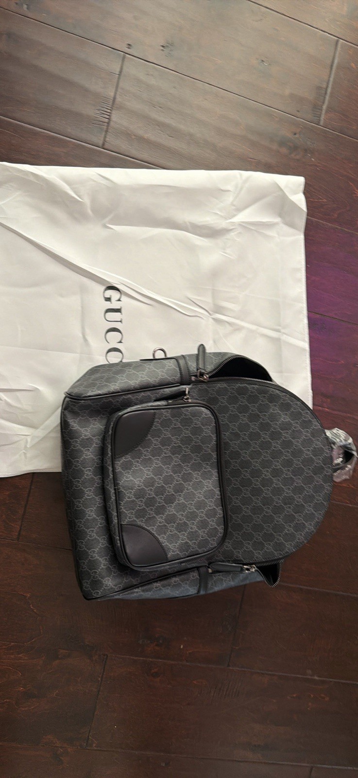 Black Backpack Bag Monogram - image 3