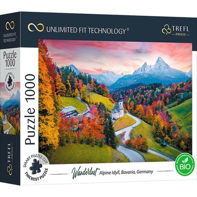 Trefl Prime 1000 Piece Puzzle - Wanderlust: At the Foot of Alps, Bavaria, German