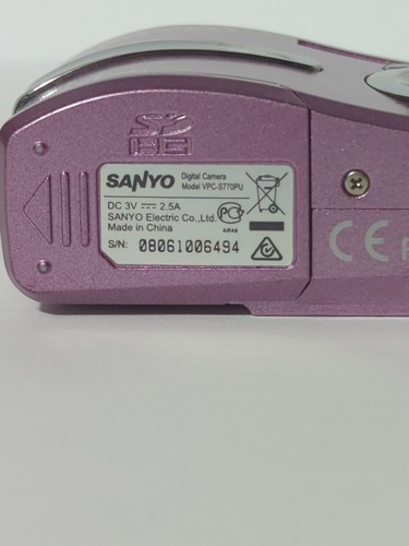 Sanyo Xacti VPC-S770PU 7.1MP Digital Camera Mauve Purple - Picture 4 of 4
