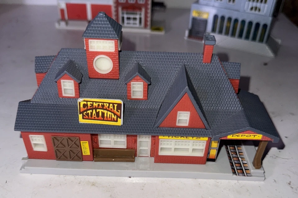 Micro Machines City Buildings Lote de 3 Galoob 1989 Conjunto Genial Sin Probar Foto 2 de 4