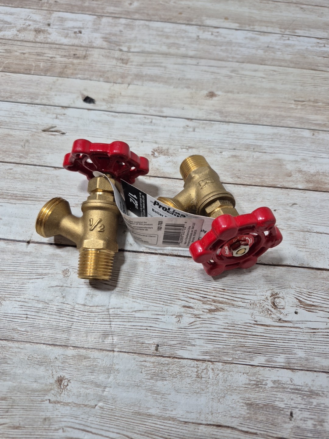 Lot Of 2  102-703 1/2" Boiler Drain Proline