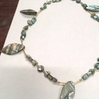 V 20 14 K GF Gold Filled  Abalone 22 Inches Necklace — photo 4