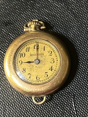 A. Benoit Nicolet 15 Jewel Pocket Watch Gold Filled Case Hallmark D17 Swiss