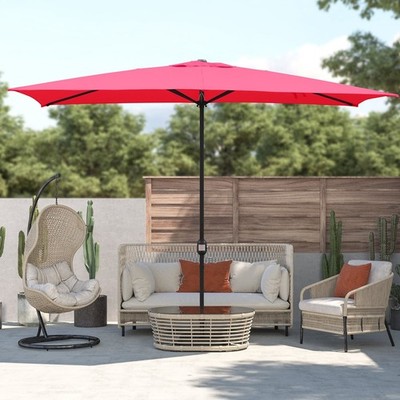 11 double layer patio umbrella GRAND Patio 11FT Cantilever Patio Umbrella with Base