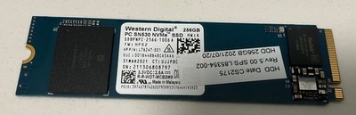 SSD NVMe M.2 2280 Western Digital PC SN530 256 Go - Occasion Bon état - Compatible PC Portable