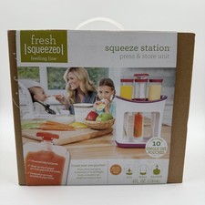 New in Box Infantino Squeeze Station Baby Food Maker Press and Store Unit Pouch