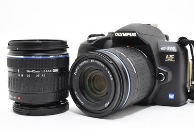 [MINT] Olympus E-510 10MP DSLR Camera & 14-42 & 40-150 Lens 1217 Shot From Japan