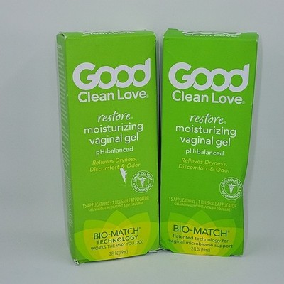 Good Clean Love Restore Moisturizing Vaginal Gel 2pack- 2 fl oz