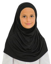 Prien Ready to Wear Hijab for Girls Soft Viscose Instant Muslim Head Scarf
