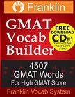 Franklin GMAT Vocab Builder: 4507 GMAT Words For High GMAT Score: FREE Downl...