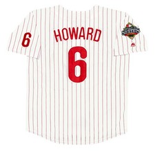 Ryan Howard 2008 Philadelphia Phillies World Series White Men's Jersey (L-XL)