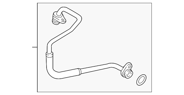 Tubo de entrada de aceite para Audi 2016-2024 (P/N 06L-145-778-T)