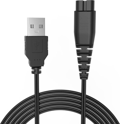 USB Charger Cable Fit for Hatteker-Cordless-Hair-Trimmer Pro Hair Clippers Beard