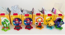 2026 McDONALD'S Super Mario Galaxy HAPPY MEAL TOYS Bundle Lot Of 6 With Boxes