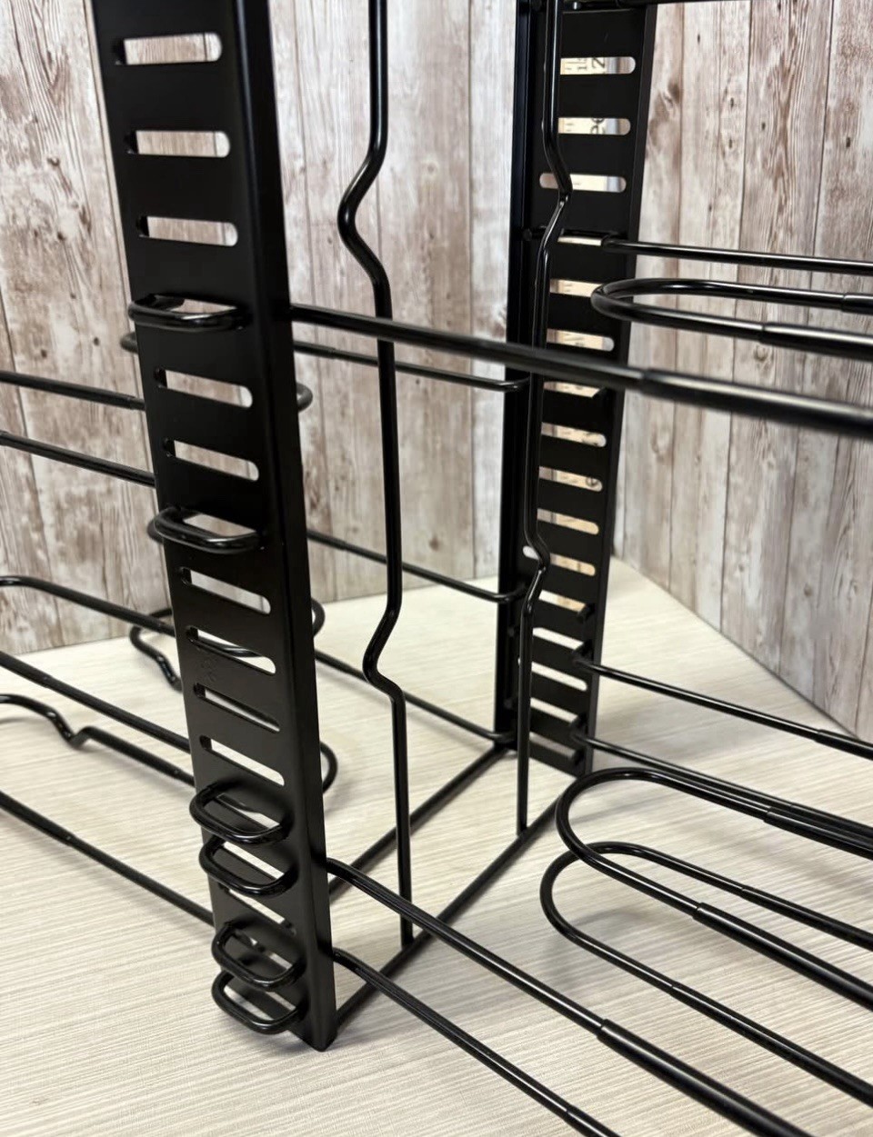 8 Tiers Pot Organizer Rack Cabinet Storage Lid Holder Home Kitchen Pan Holder