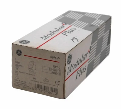 6x General Electric Elfa EP62B10 566542 2-polig Leitungsschutzschalter -sealed- - Bild 1 von 4