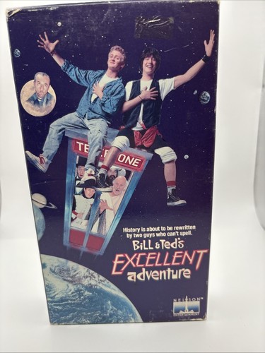 1989 Vintage Bill & Ted’s Excellent Adventure Movie VHS Tape - Picture 3 of 7