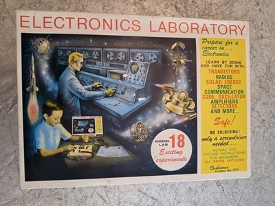 Vintage Superex Electronics Laboratory  18 Experiments Read Discription  