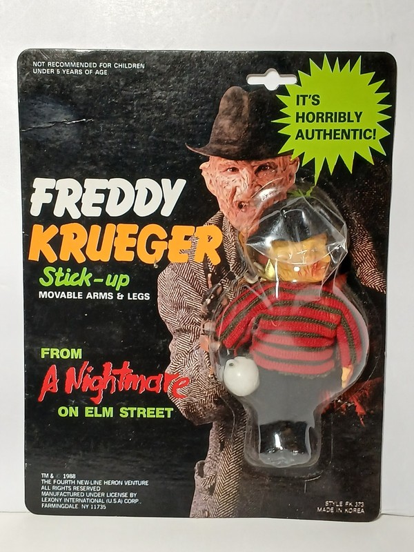 1988 Vintage Freddy Krueger Nightmare On Elm Street Action Figure Monster Figure