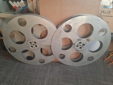 Vintage 23" Goldberg Bros. E-Z-HUB Movie Film Reel 35mm Floating Hub 1 REEL