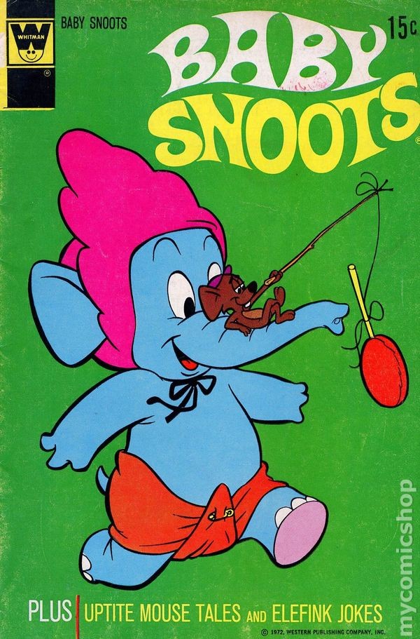 Baby Snoots #8 VG+ 4.5 1972 Whitman Stock Image Low Grade