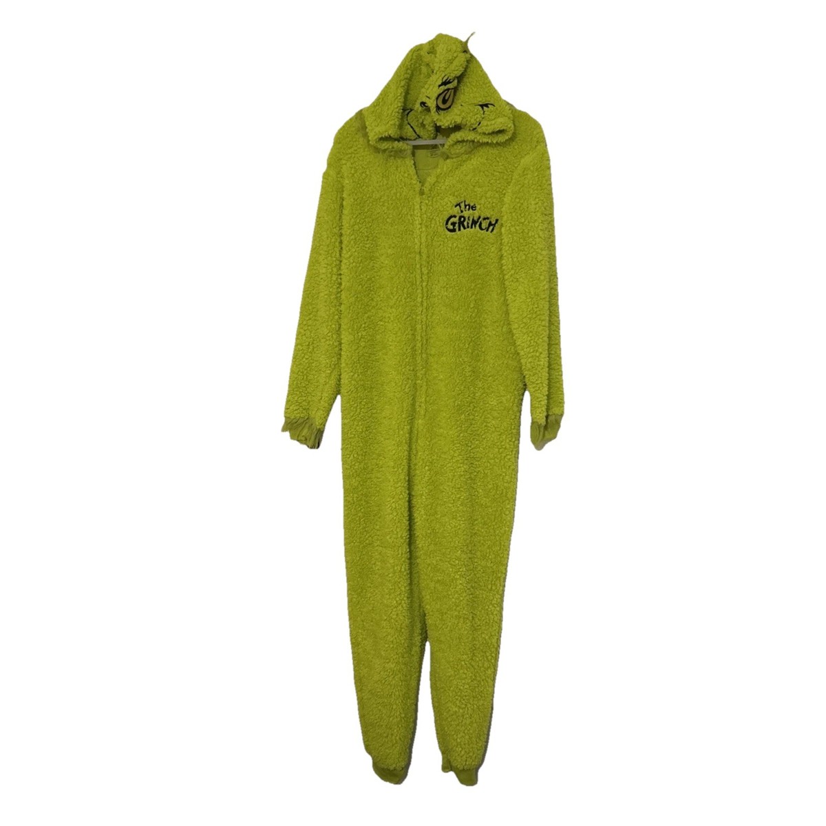 The Grinch Union Suit Pajamas - One Piece Costume For Men & Women (S-2XL)