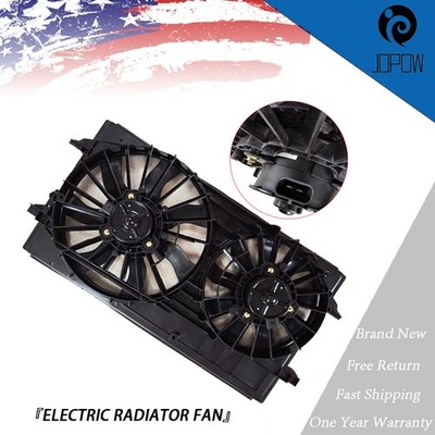 Dual Radiator Cooling Fan For Chevy Malibu 04-12 For Pontiac G6 05-10 15788745