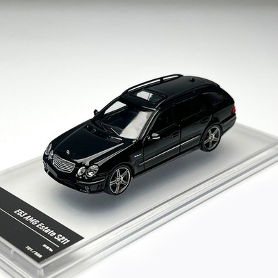 1/64 E63 AMG W211 Estate Black Alloy Diecast   Performance Wagon Collectible