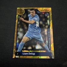 2021-22 Topps Merlin UCL, Gold Refractor, Liam Delap Rookie Card 21/50. rookie card picture
