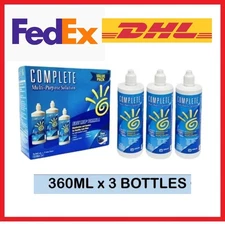 3 PCS Complete MULTI-PURPOSE SOLUTION Easy Rub Formula 12 fl oz [360ml] EXP 2027