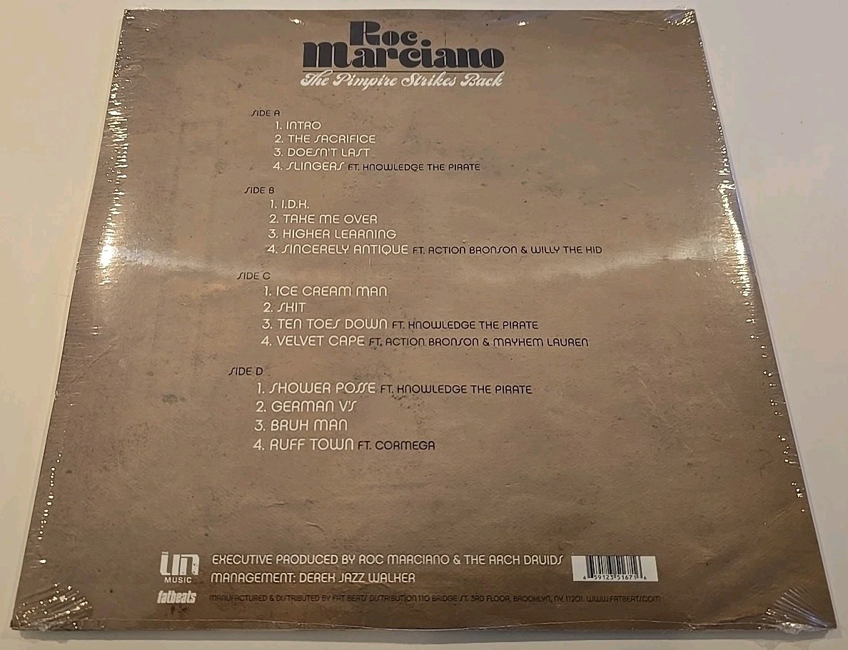 Roc Marciano The Pimpire Strikes Back 2LP Vinyl Album SUPER RARE