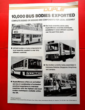 DUPLE (Metsec)Bus & Coach Leaflet. Scarce.