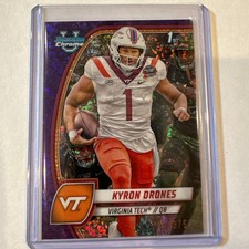 2024 Bowman Chrome U Kyron Drones Purple Shimmer 242/375