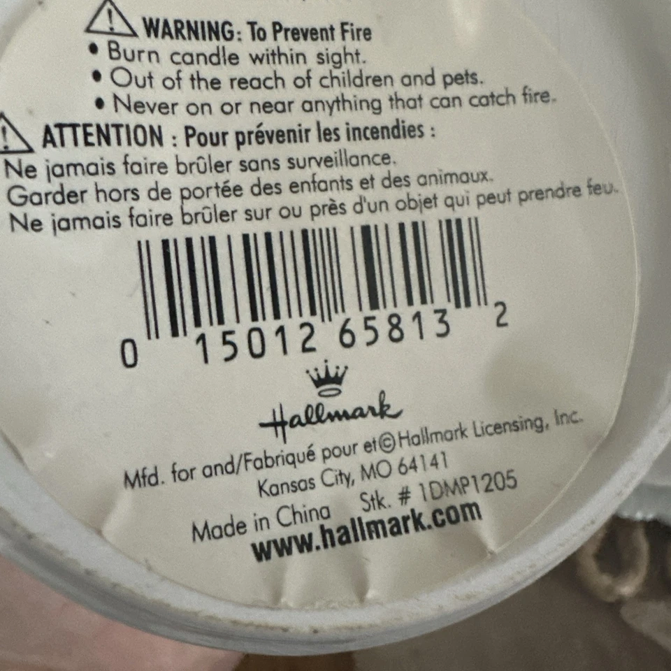 HALLMARK Bellota Otoño Otoño Tarro Vela Vainilla Perfumada QUEMADA UNA VEZ ❤️ Foto 4 de 4