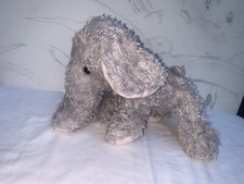 Melissa and Doug Sterling Elephant Plush stuffed animal 9 Inch Soft Plush Gray