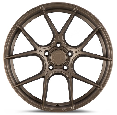 19x8.5 +35 F,19x9.5 +35 R, Aodhan AH-11 5x114.3 Matte Bronze Wheels (Set of 4) - Picture 2 of 3