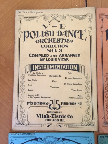 G & V Polish Dance Orchestra Collection No.1,2,3,4 by Louis Vitak Piano 1923-27 - Picture 6 of 12