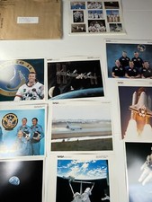 Vintage NASA Photographs x 10 LOT Mailing Envelope Lyndon B Johnson Space Center