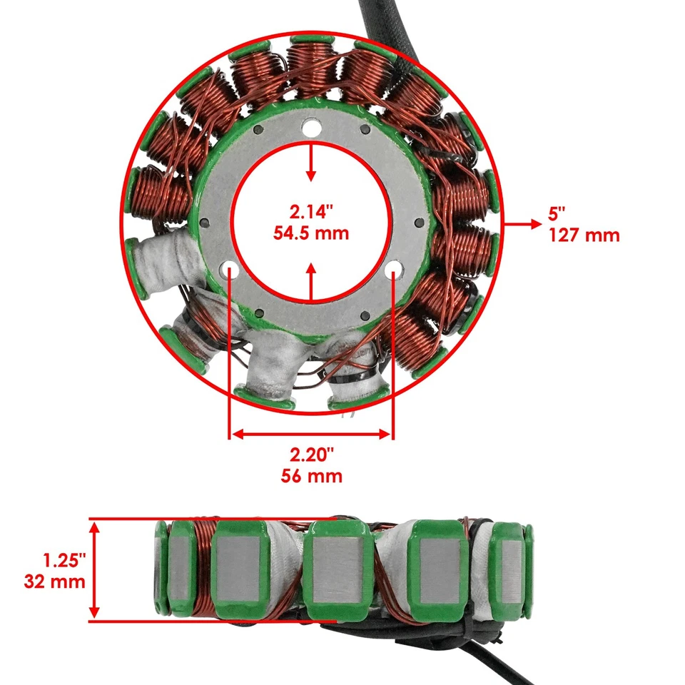 Stator for Polaris Fusion 900 2005-2006 / Fusion 700 2006 Magneto - Image 2 of 4
