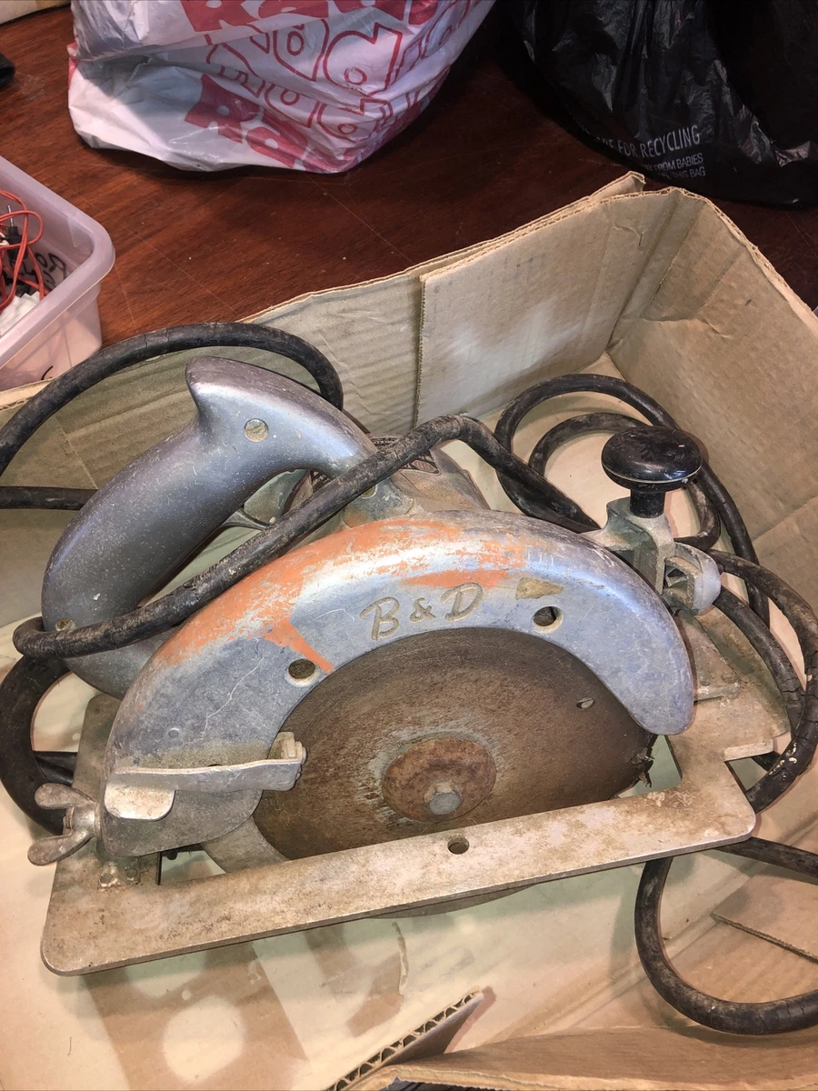 Vintage Black Decker Lectro Circular Saw HU 80 8